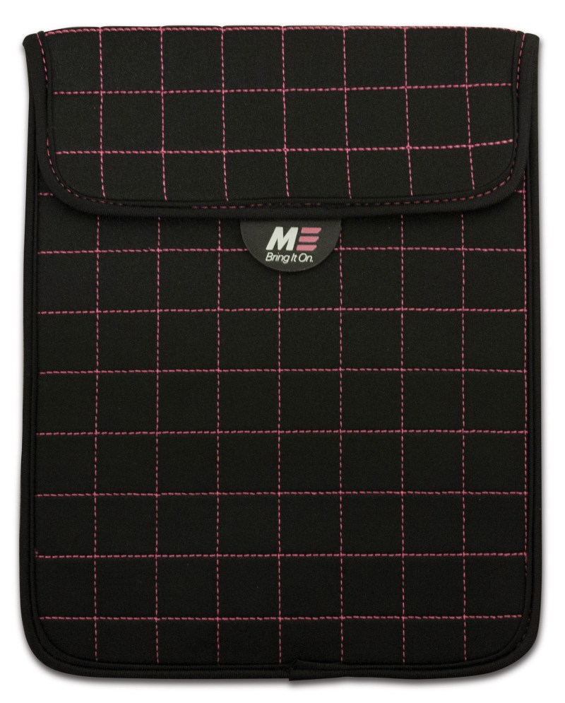 NeoGrid Tablet Sleeve (Black with Pink Stitching) 1 NeoGrid Tablet Sleeve (Black with Pink Stitching) 1