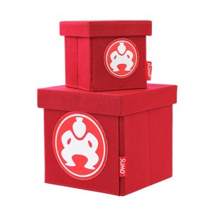 Folding Desktop Cube - 6" Red 1 Folding Desktop Cube - 6" Red 1