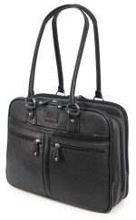Verona Laptop Tote - Black 1 Verona Laptop Tote - Black 1