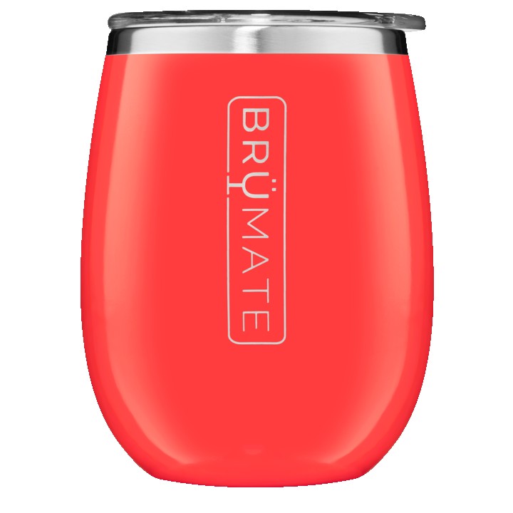 BruMate Stemless Uncork'd 14oz Wine Glass 1