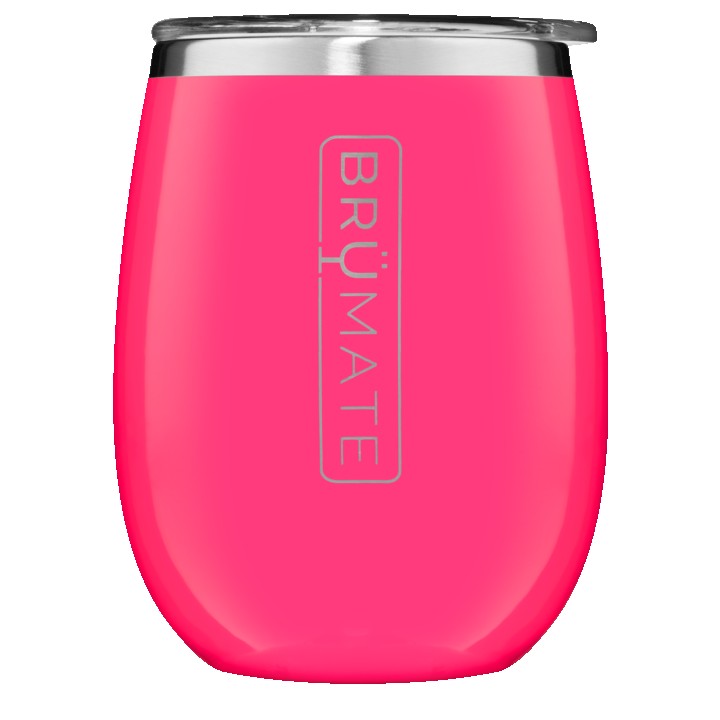 BruMate Stemless Uncork'd 14oz Wine Glass 1