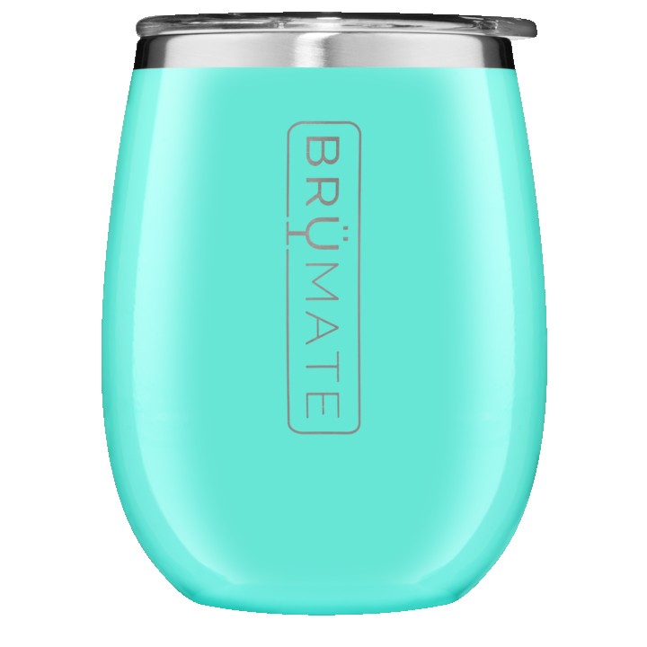BruMate Stemless Uncork'd 14oz Wine Glass 1