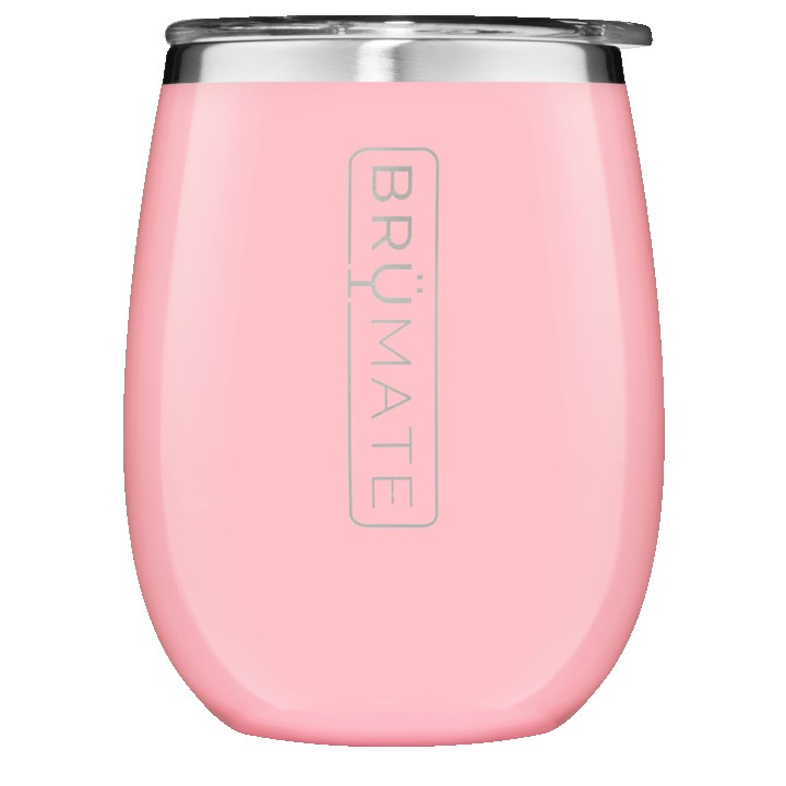 BruMate Stemless Uncork'd 14oz Wine Glass 1