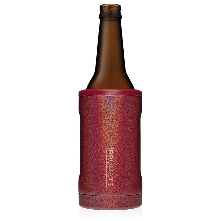 BruMate Hopsulator 12 Oz. Bottle Holder Glitter and Print Colors 1