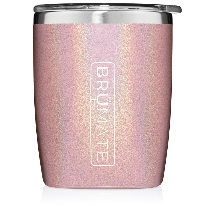 BruMate 12oz Rocks Tumbler Glitter and Print Colors 2