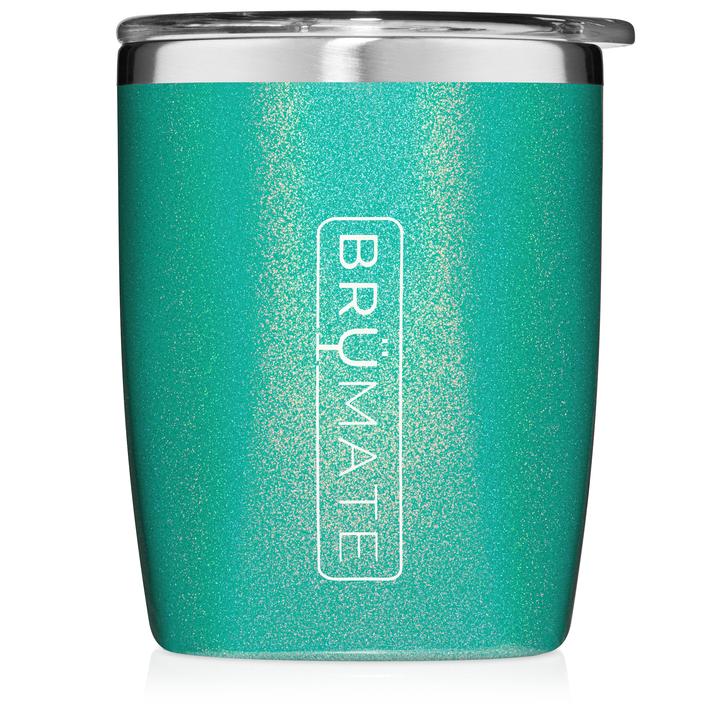 BruMate 12oz Rocks Tumbler Glitter and Print Colors 2