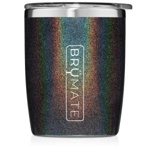 BruMate 12oz Rocks Tumbler Glitter and Print Colors 2 BruMate 12oz Rocks Tumbler Glitter and Print Colors 2