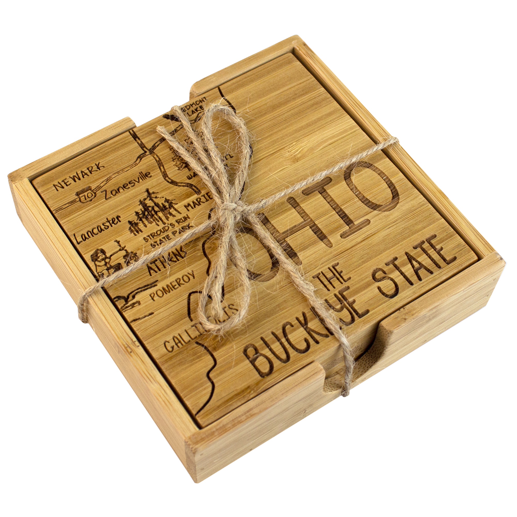 Ohio Puzzle Coaster Set 1