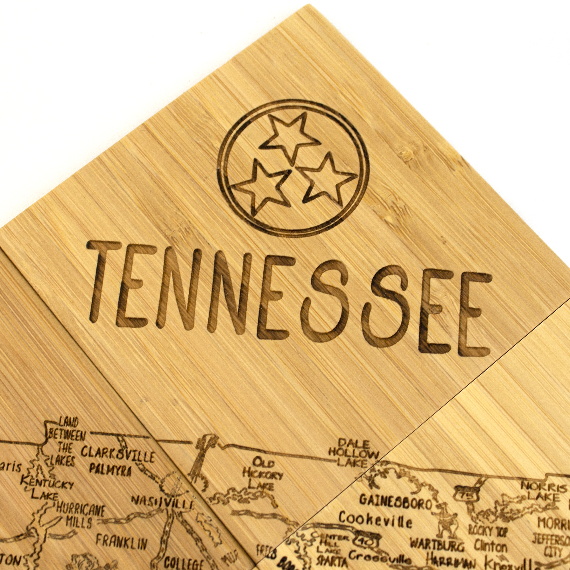 Tennessee Puzzle Coaster Set 1