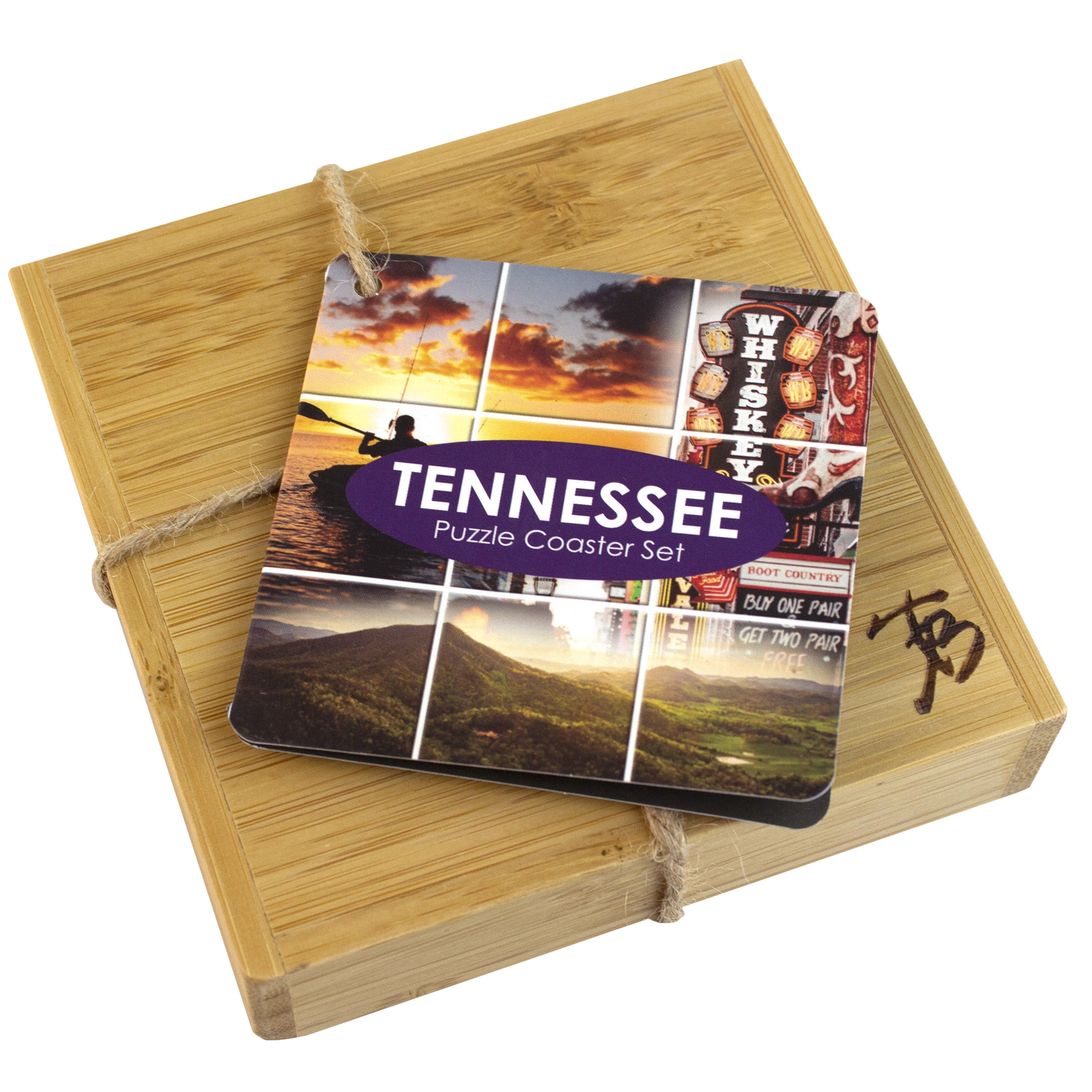 Tennessee Puzzle Coaster Set 1