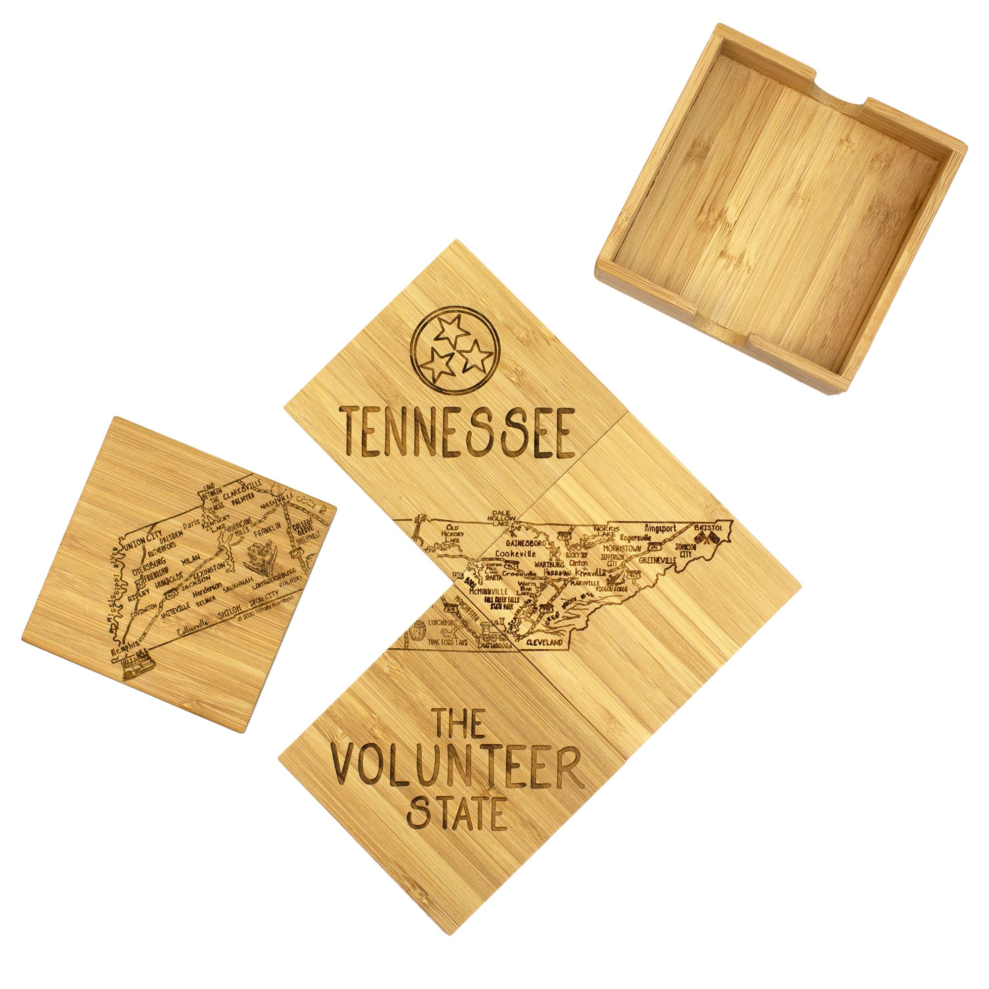 Tennessee Puzzle Coaster Set 1