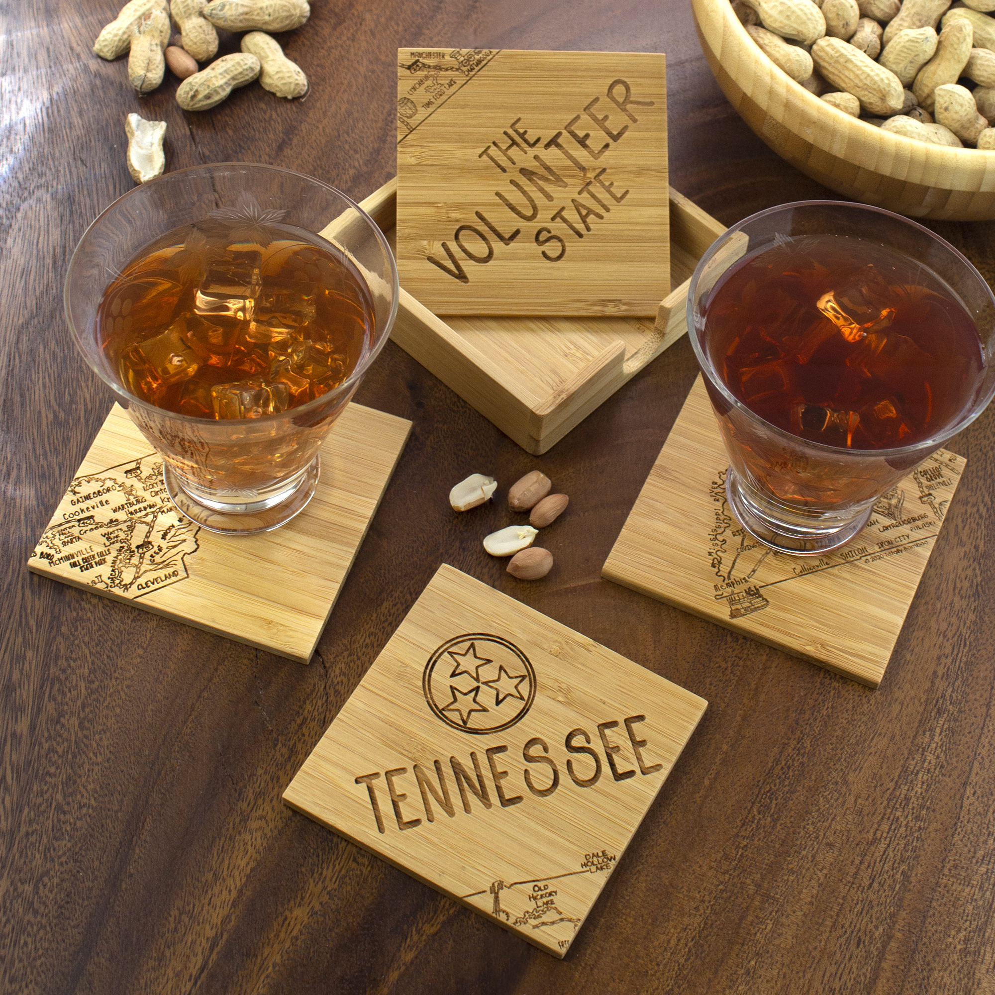 Tennessee Puzzle Coaster Set 1