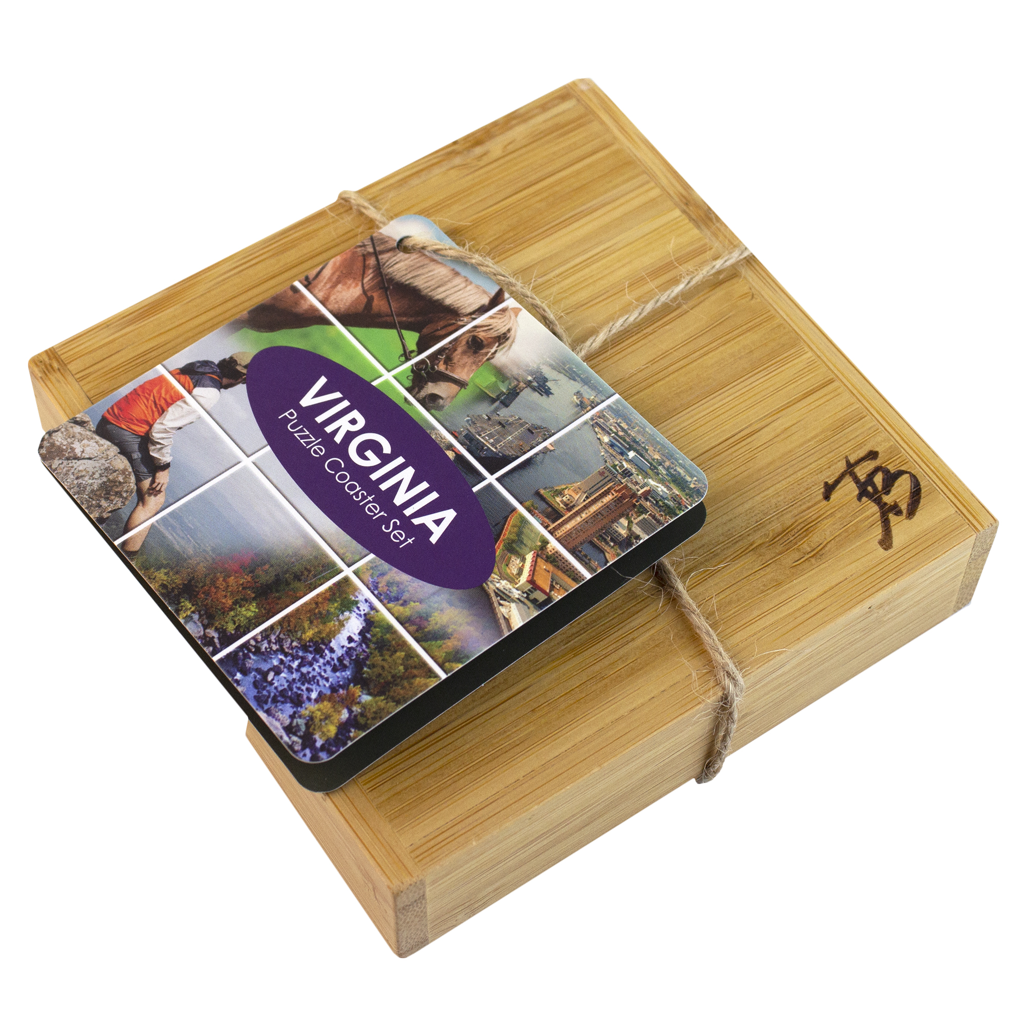 Virginia Puzzle Coaster Set 1