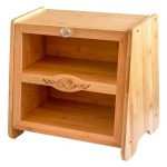 Farmhouse Double-Layer Bamboo Bread Box 1 Farmhouse Double-Layer Bamboo Bread Box 1