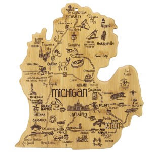 Destination Michigan Mitt Cutting & Serving Board 1 Destination Michigan Mitt Cutting & Serving Board 1