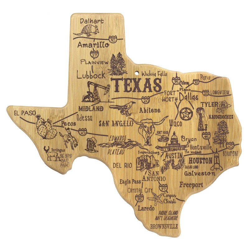Destination Texas Cutting & Serving Board 1 Destination Texas Cutting & Serving Board 1