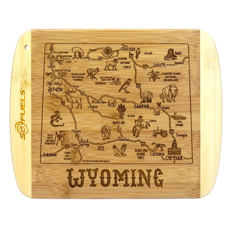A Slice of Life Wyoming Serving & Cutting Board 1 A Slice of Life Wyoming Serving & Cutting Board 1