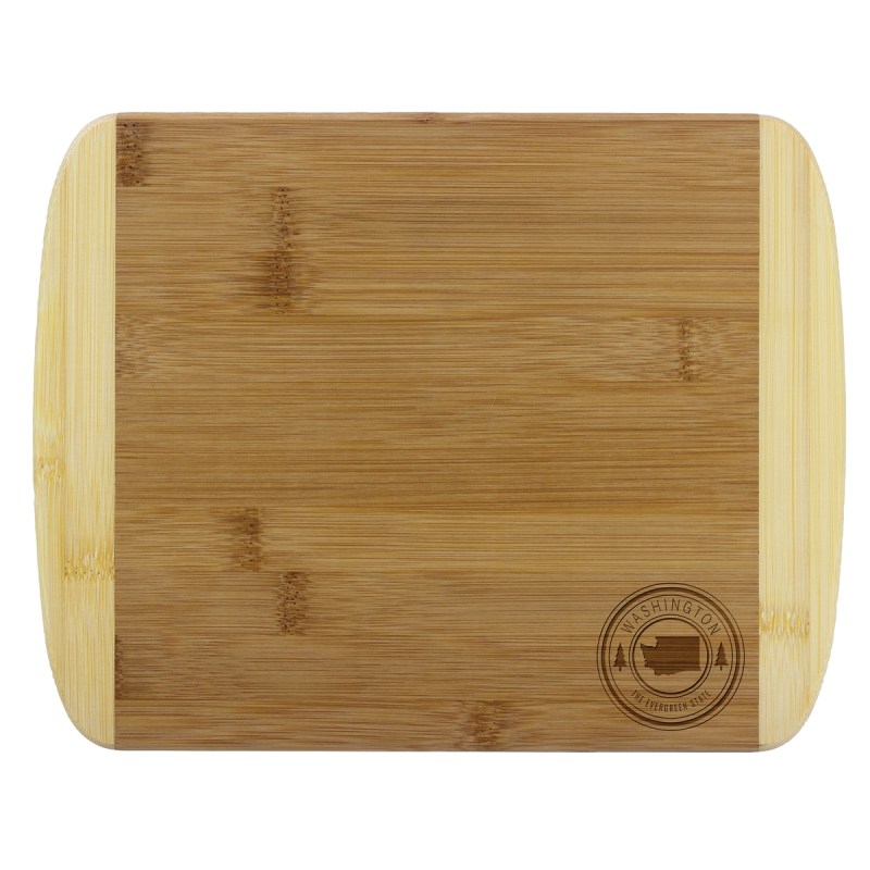 Washington State Stamp 2-Tone 11" Cutting Board 1 Washington State Stamp 2-Tone 11" Cutting Board 1