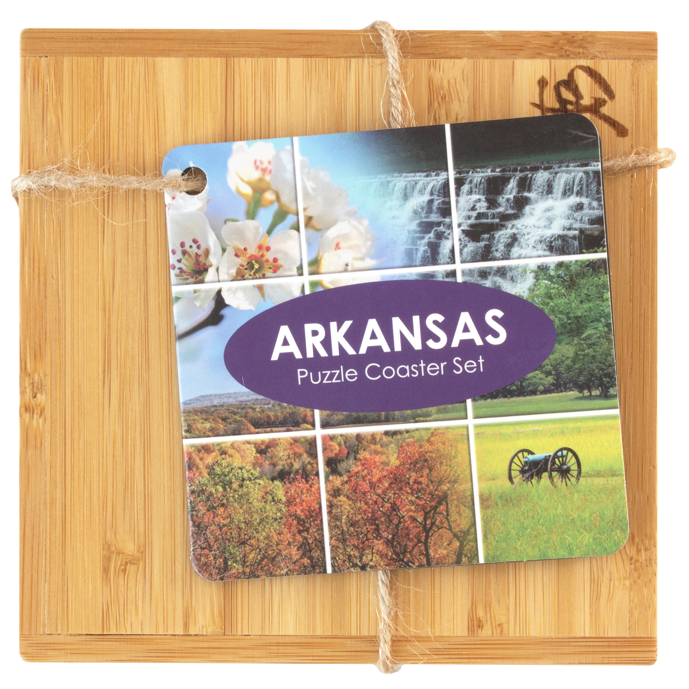 Arkansas Puzzle Coaster Set 1