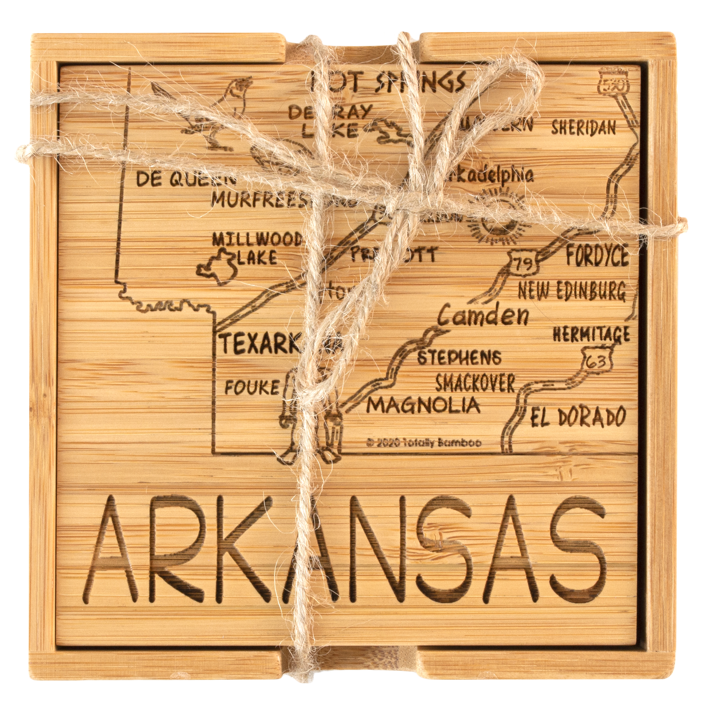 Arkansas Puzzle Coaster Set 1