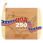 Limited Edition USA 250 Years 11" Two-Tone Cutting Board UV 1 Limited Edition USA 250 Years 11" Two-Tone Cutting Board UV 1