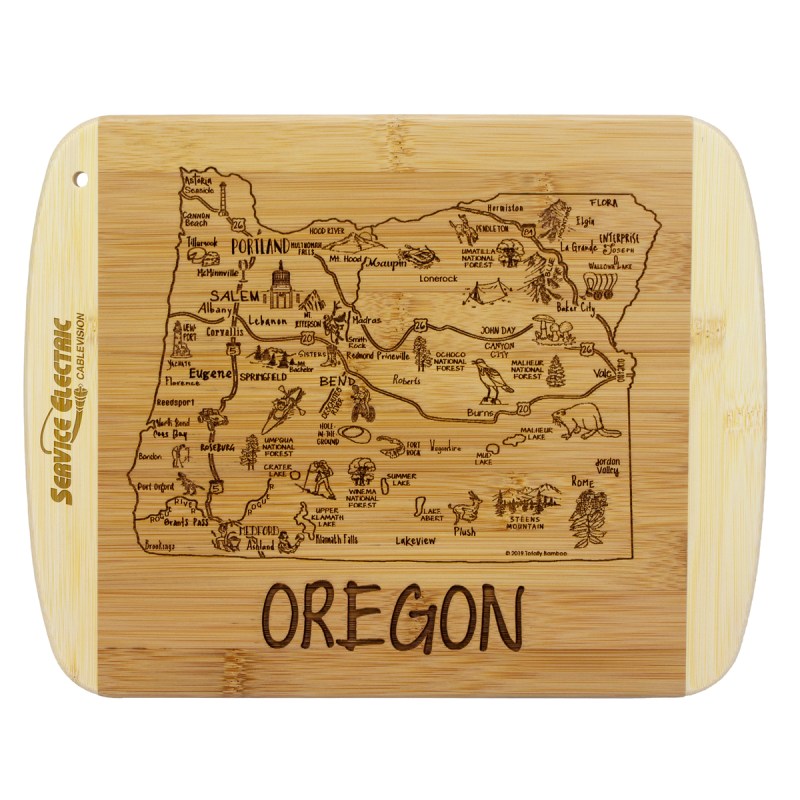 A Slice of Life Oregon Serving & Cutting Board 1 A Slice of Life Oregon Serving & Cutting Board 1