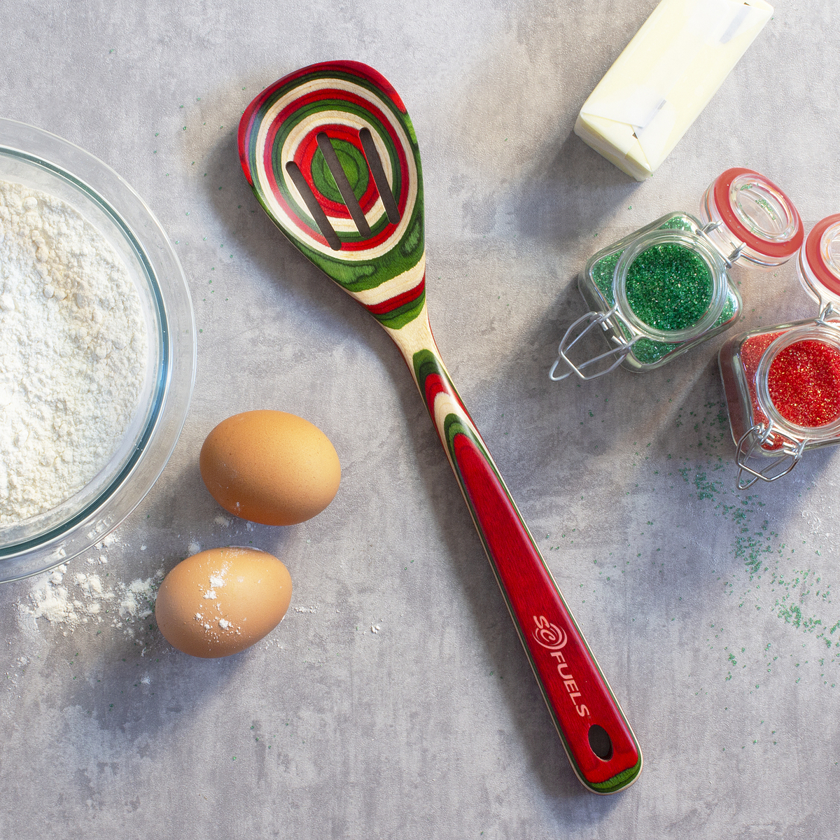 Baltique® North Pole Seasonal Slotted Spoon 1 Baltique® North Pole Seasonal Slotted Spoon 1