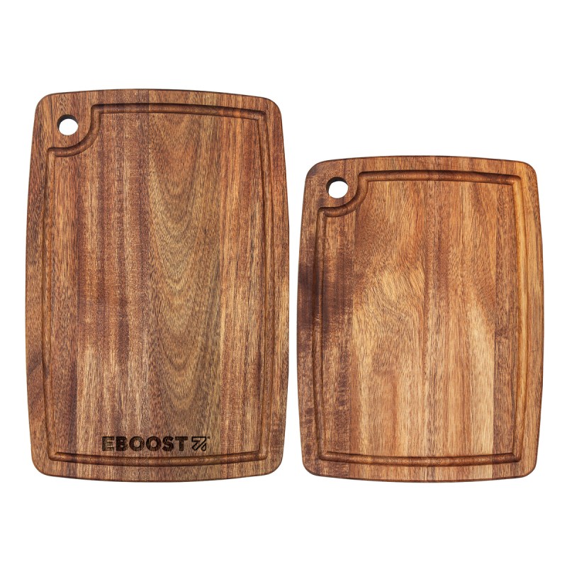 2-Piece Acacia Cutting Board Set 1 2-Piece Acacia Cutting Board Set 1