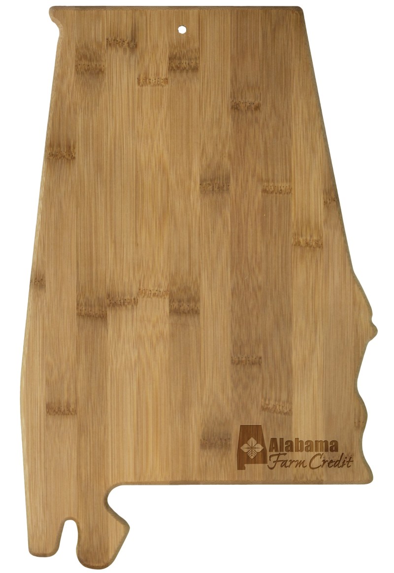 Alabama State Bamboo Serving & Cutting Board 1 Alabama State Bamboo Serving & Cutting Board 1