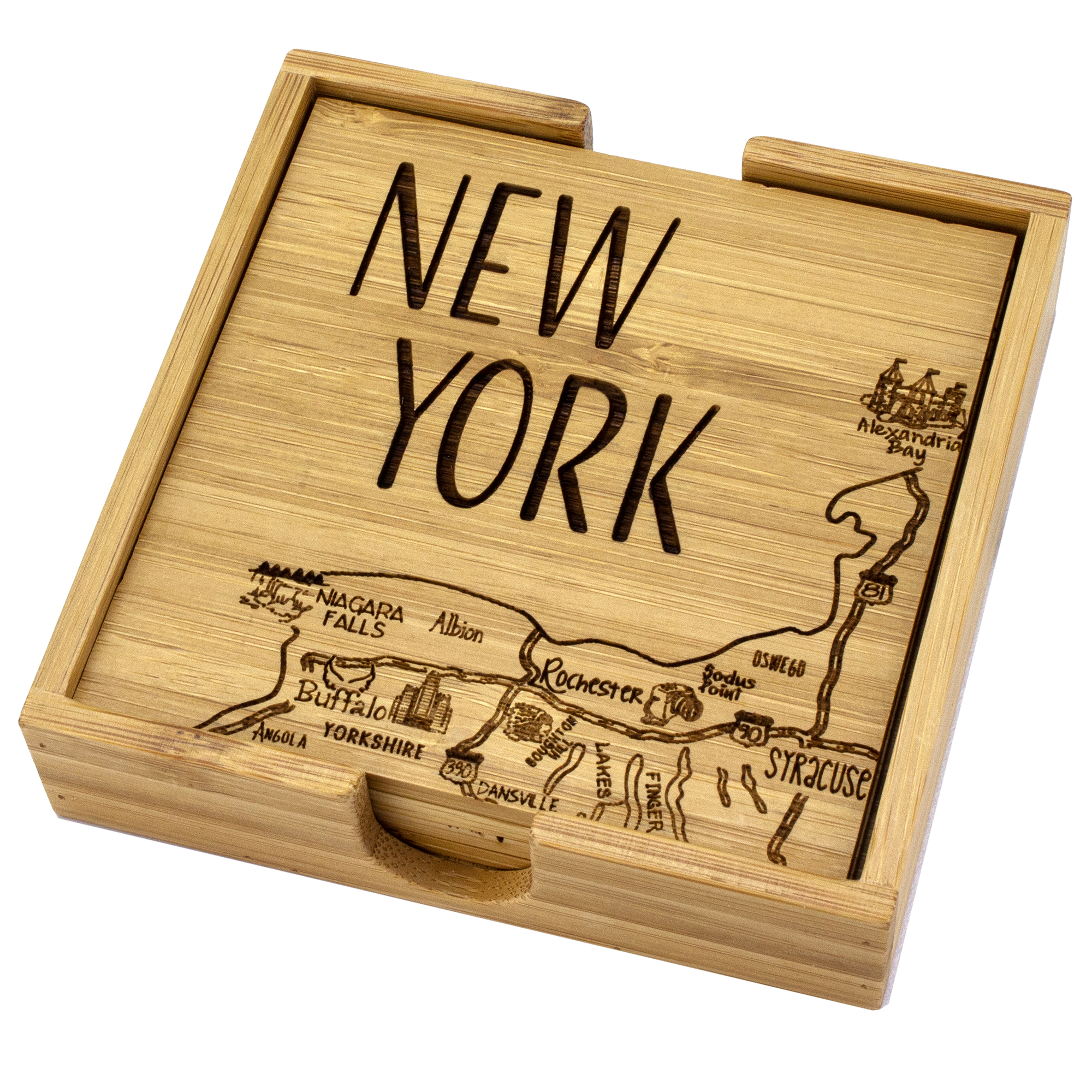 New York Puzzle Coaster Set 1