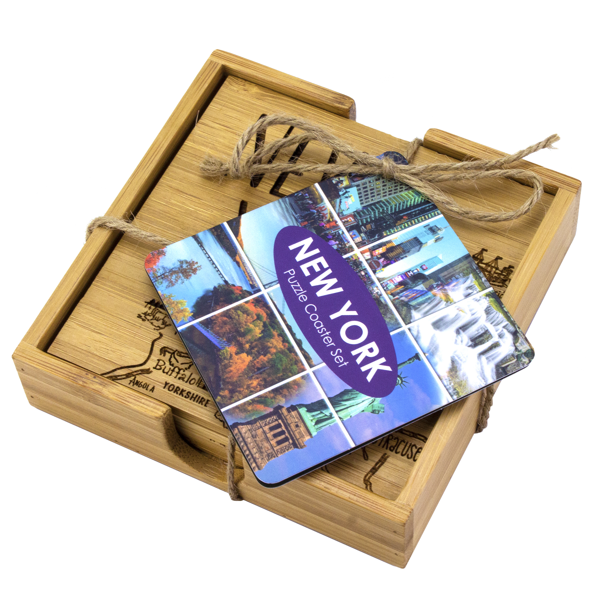 New York Puzzle Coaster Set 1