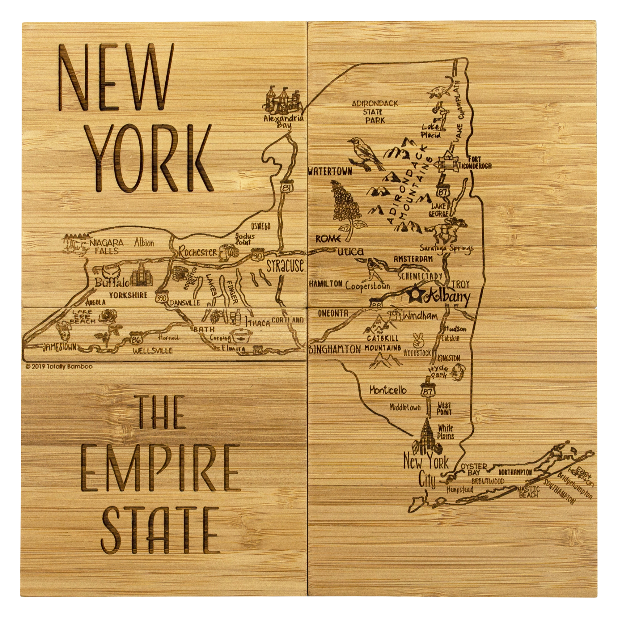 New York Puzzle Coaster Set 1