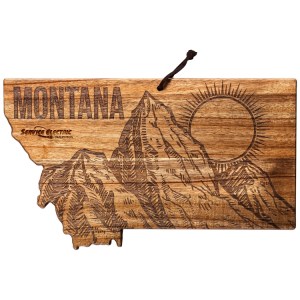 Rock & Branch® Origins Series Montana State Shaped Cutting & Serving Board 1 Rock & Branch® Origins Series Montana State Shaped Cutting & Serving Board 1