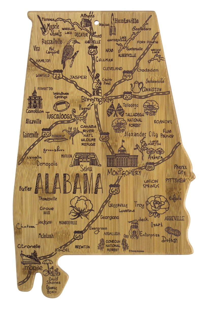Destination Alabama Cutting & Serving Board 1 Destination Alabama Cutting & Serving Board 1