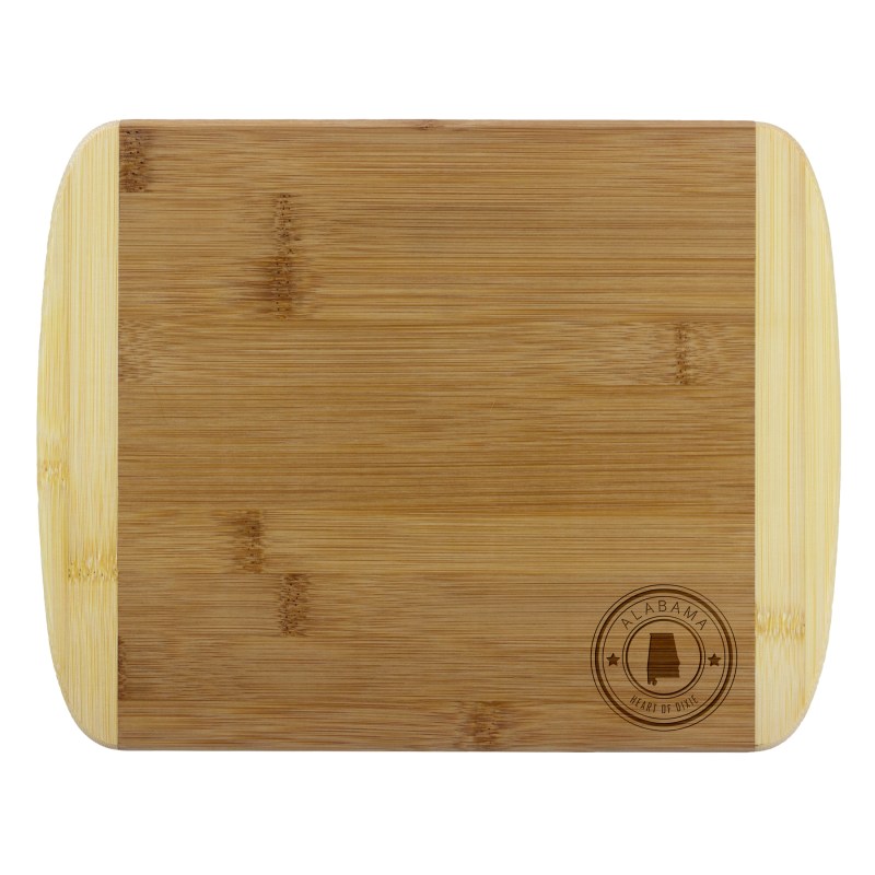 Alabama State Stamp 2-Tone 11" Cutting Board 1 Alabama State Stamp 2-Tone 11" Cutting Board 1