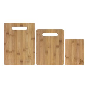 3-Piece Bamboo Cutting Board Set (13" x 9½", 11" x 8½" & 8" x 6") 1 3-Piece Bamboo Cutting Board Set (13" x 9½", 11" x 8½" & 8" x 6") 1