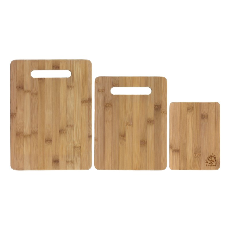 3-Piece Bamboo Cutting Board Set (13" x 9½", 11" x 8½" & 8" x 6") 1 3-Piece Bamboo Cutting Board Set (13" x 9½", 11" x 8½" & 8" x 6") 1
