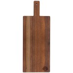 20" Rock & Branch® Dark Acacia Pinstripe Paddle Board 1 20" Rock & Branch® Dark Acacia Pinstripe Paddle Board 1