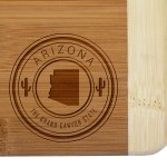 Arizona State Stamp 2-Tone Bar Board 2 Arizona State Stamp 2-Tone Bar Board 2