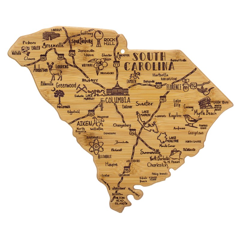 Destination South Carolina Cutting & Serving Board 1 Destination South Carolina Cutting & Serving Board 1