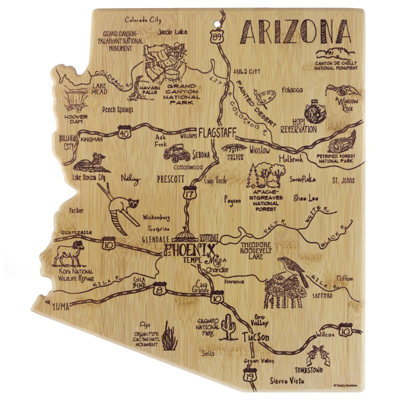 Destination Arizona Cutting & Serving Board 1 Destination Arizona Cutting & Serving Board 1