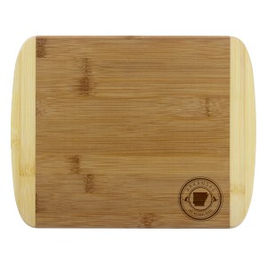 Arkansas State Stamp 2-Tone 11" Cutting Board 1 Arkansas State Stamp 2-Tone 11" Cutting Board 1