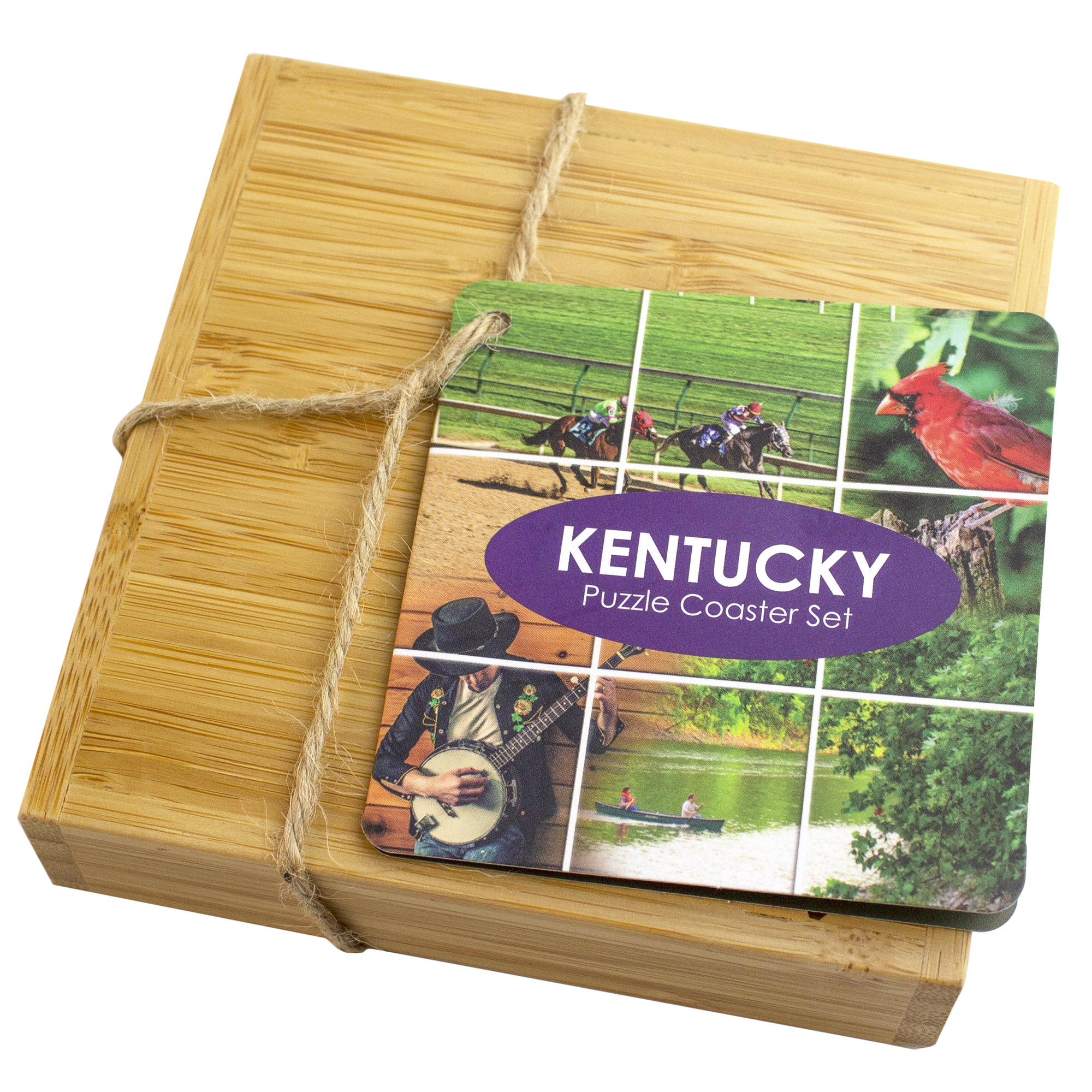 Kentucky Puzzle Coaster Set 1