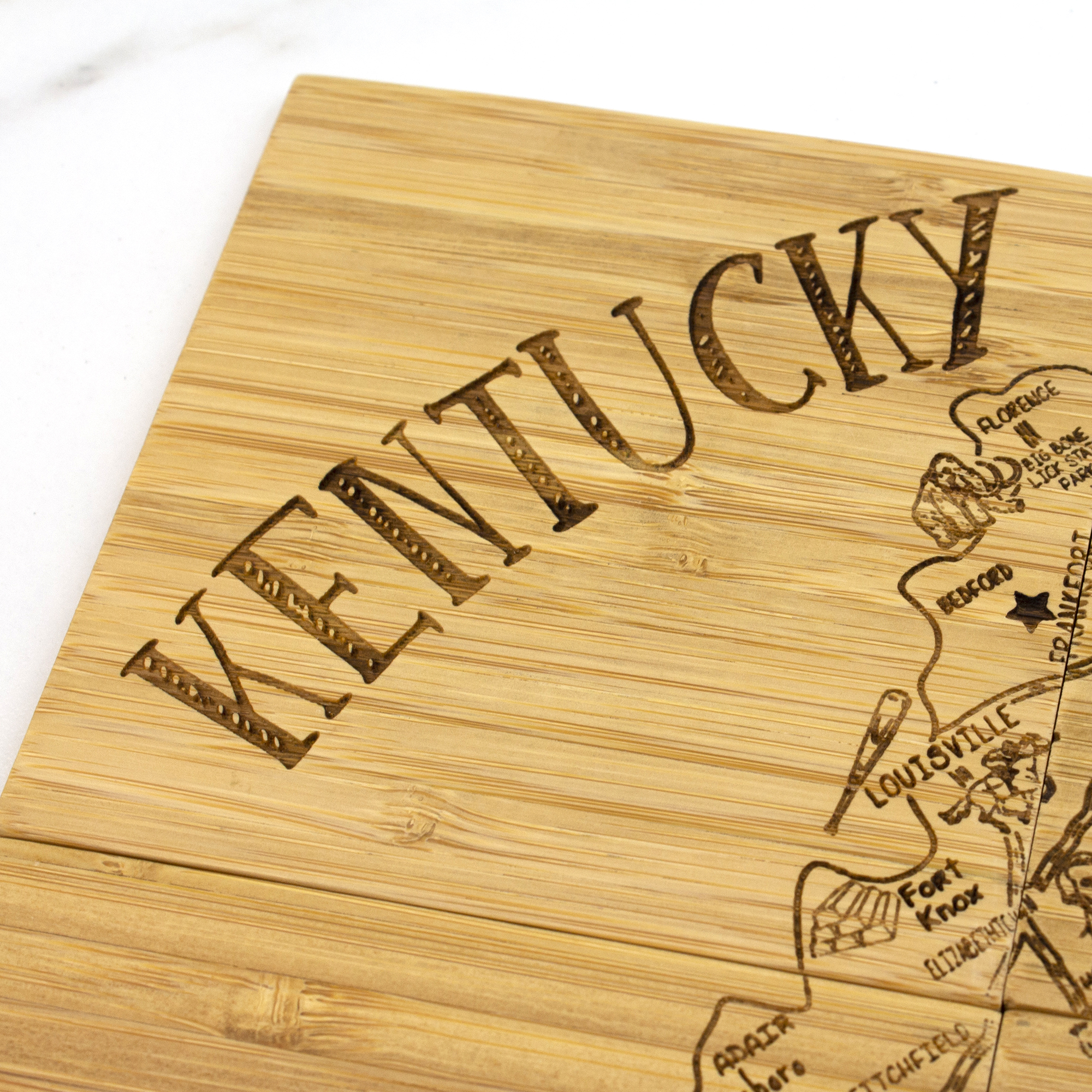 Kentucky Puzzle Coaster Set 1
