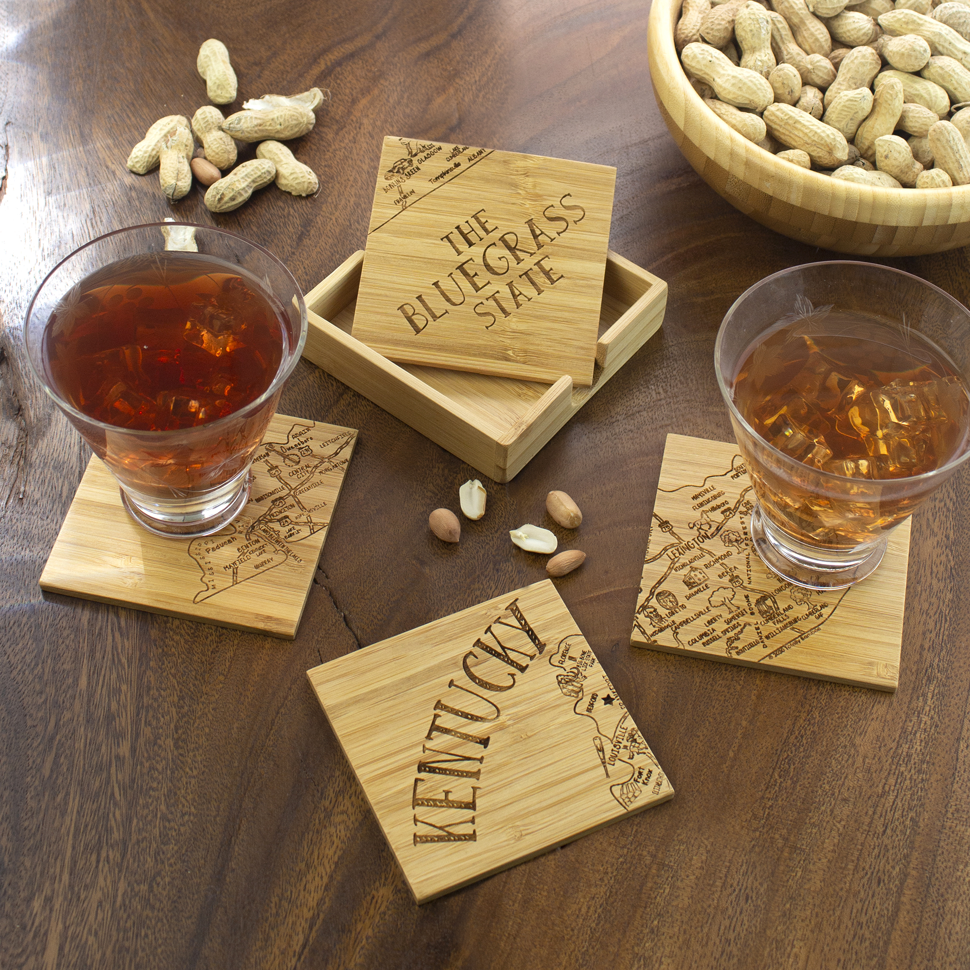 Kentucky Puzzle Coaster Set 1
