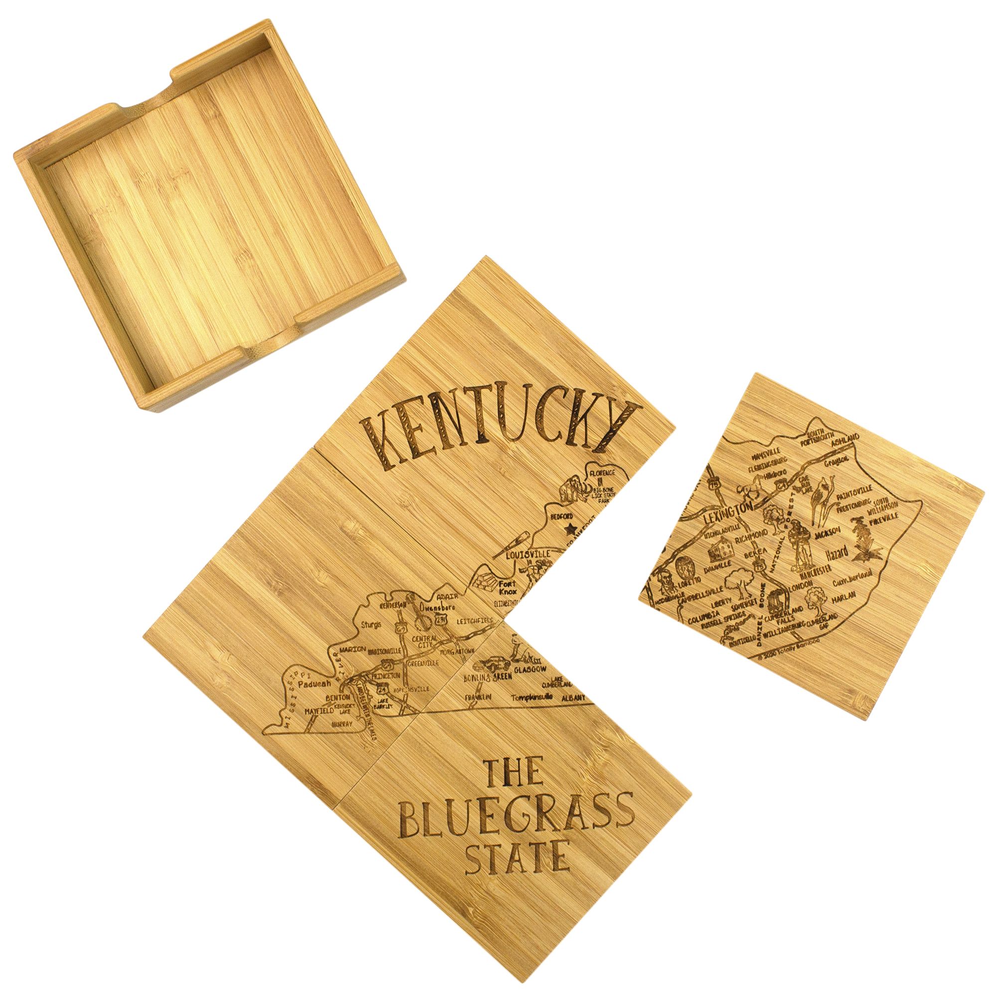 Kentucky Puzzle Coaster Set 1
