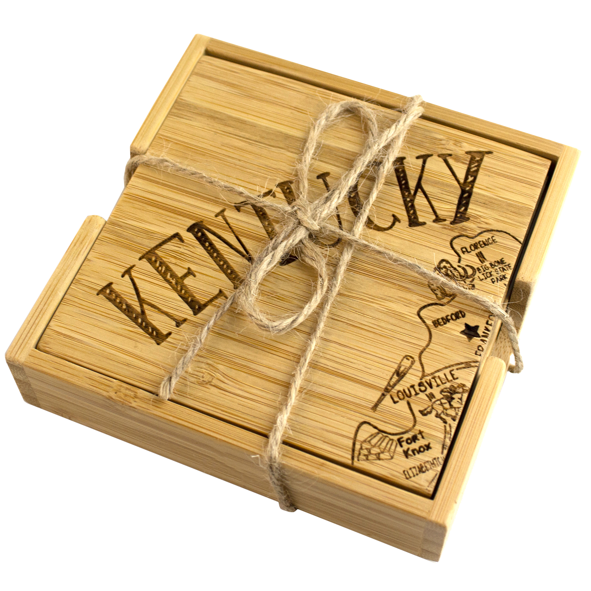 Kentucky Puzzle Coaster Set 1