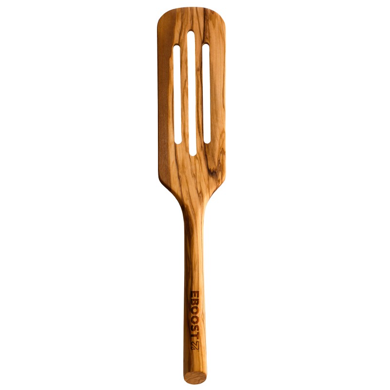 Rock & Branch® Olive Wood Slotted Spurtle 1 Rock & Branch® Olive Wood Slotted Spurtle 1