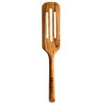 Rock & Branch® Olive Wood Slotted Spurtle 1 Rock & Branch® Olive Wood Slotted Spurtle 1