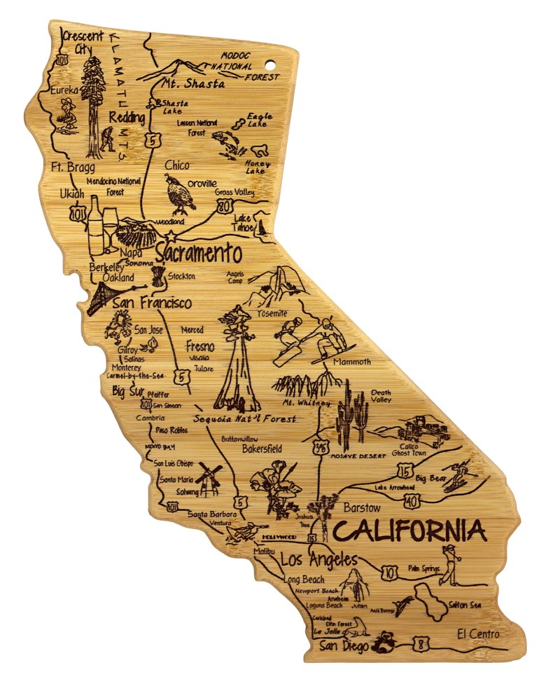 Destination California Cutting & Serving Board 1 Destination California Cutting & Serving Board 1